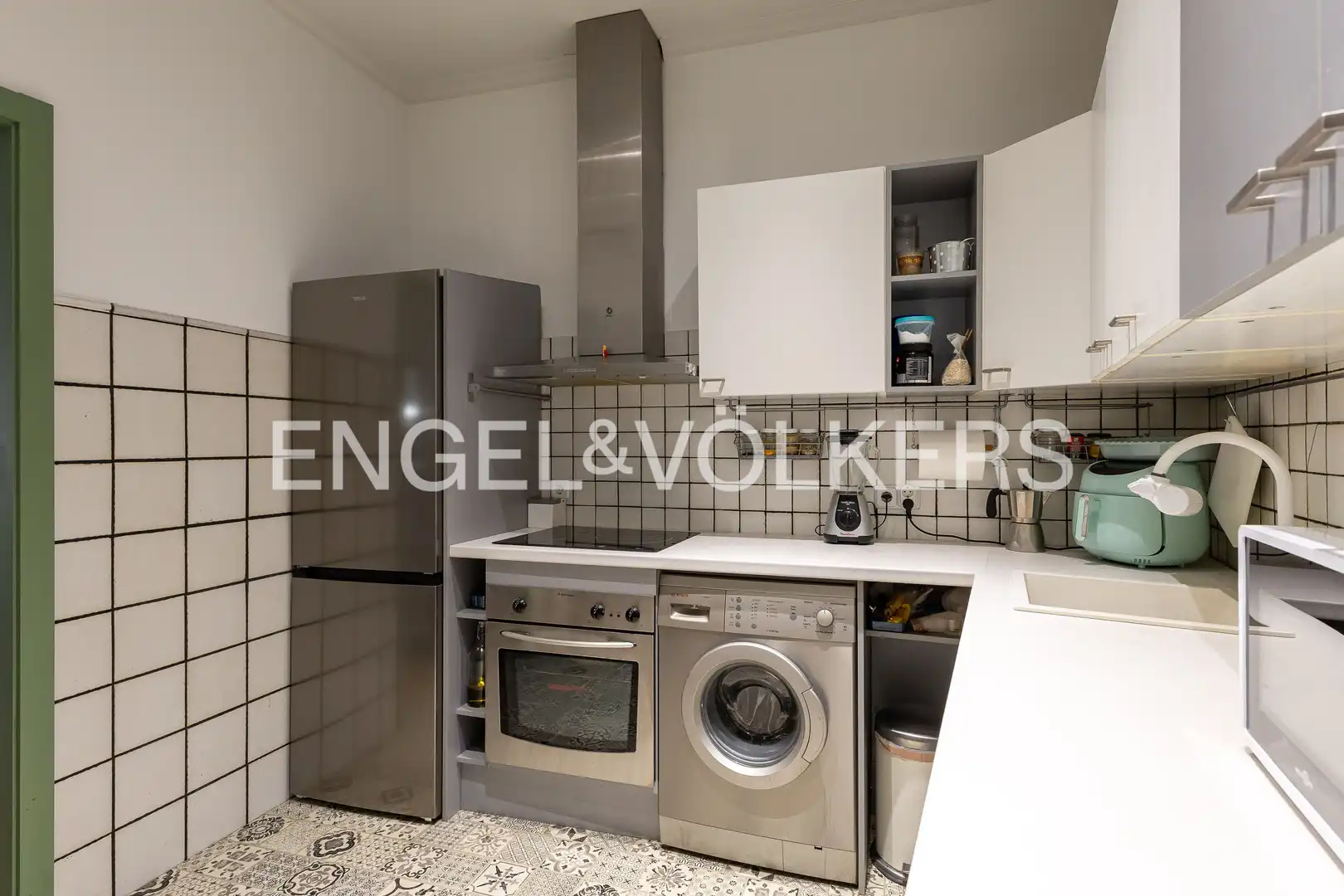 Küche von Wohnung zum Verkauf in Madrid mit Klimaanlage, Heizung und Balkon