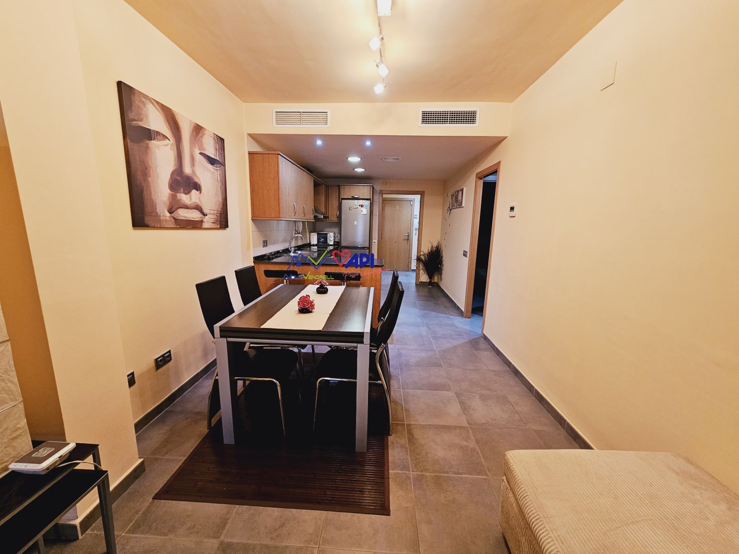 Kitchen of Flat for sale in El Vendrell  with Air Conditioner, Heating and Balcony