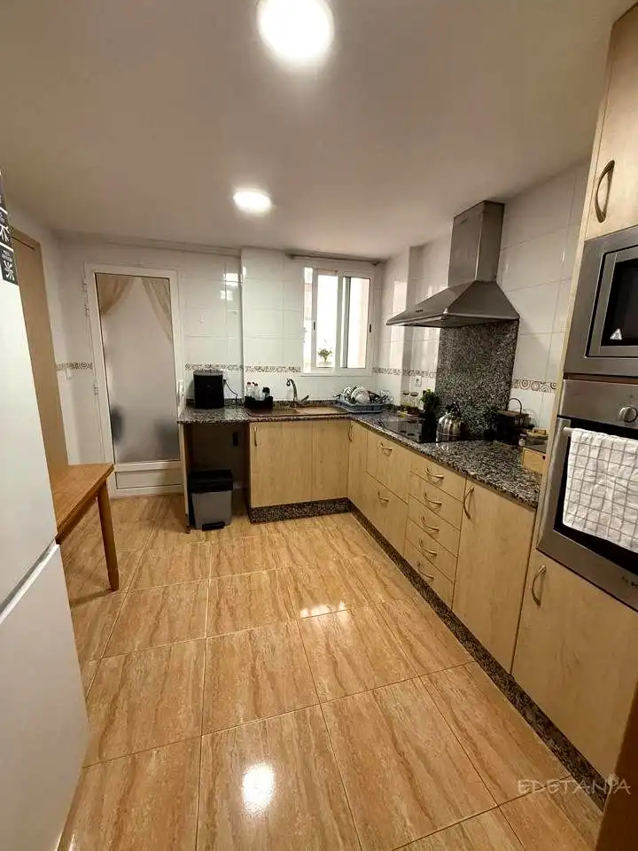 Kitchen of Flat for rent in Moncada  with Air Conditioner and Furnished