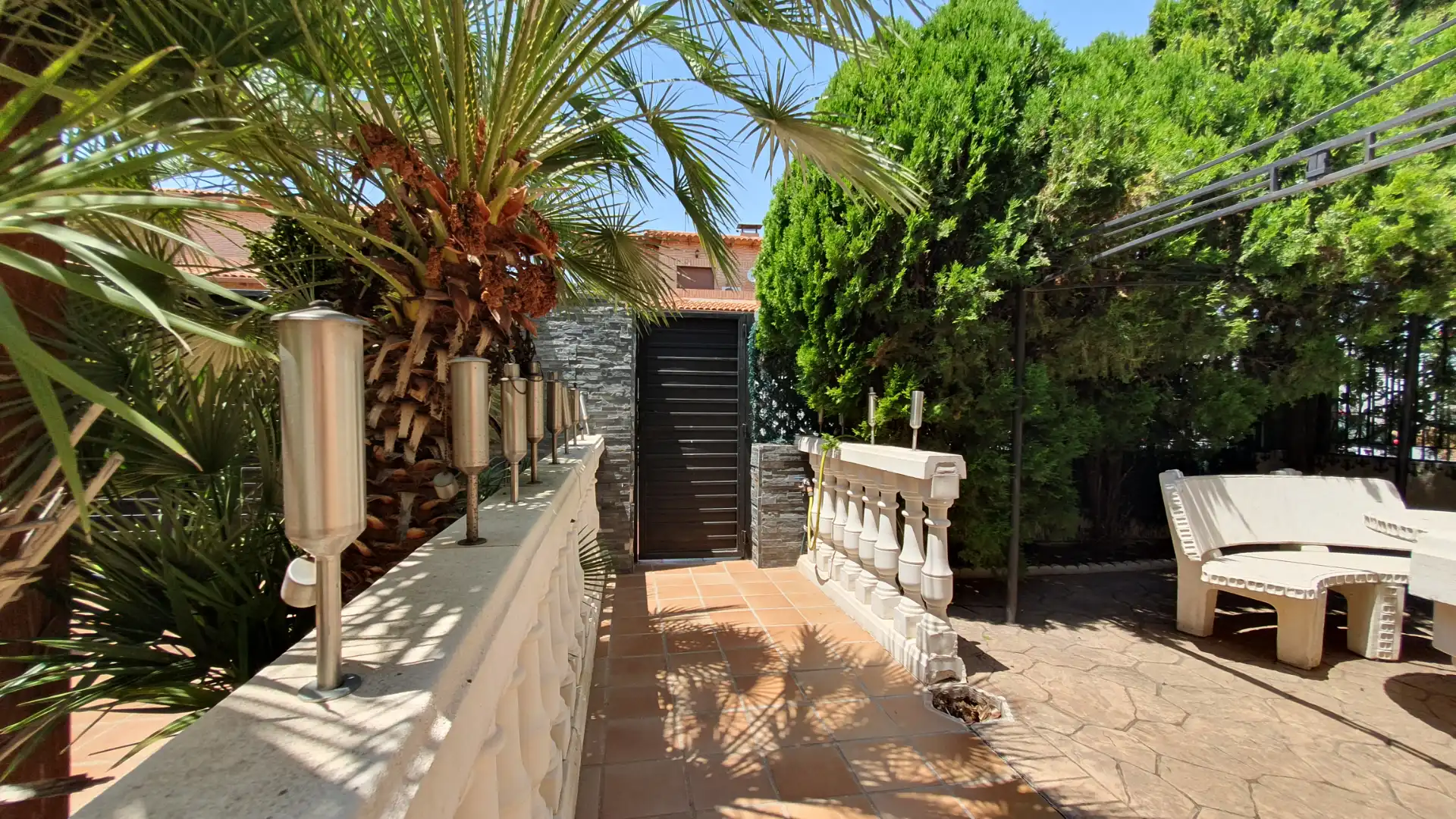 Terrassa de Casa adosada en venda en Olías del Rey amb Aire condicionat, Calefacció i Jardí privat