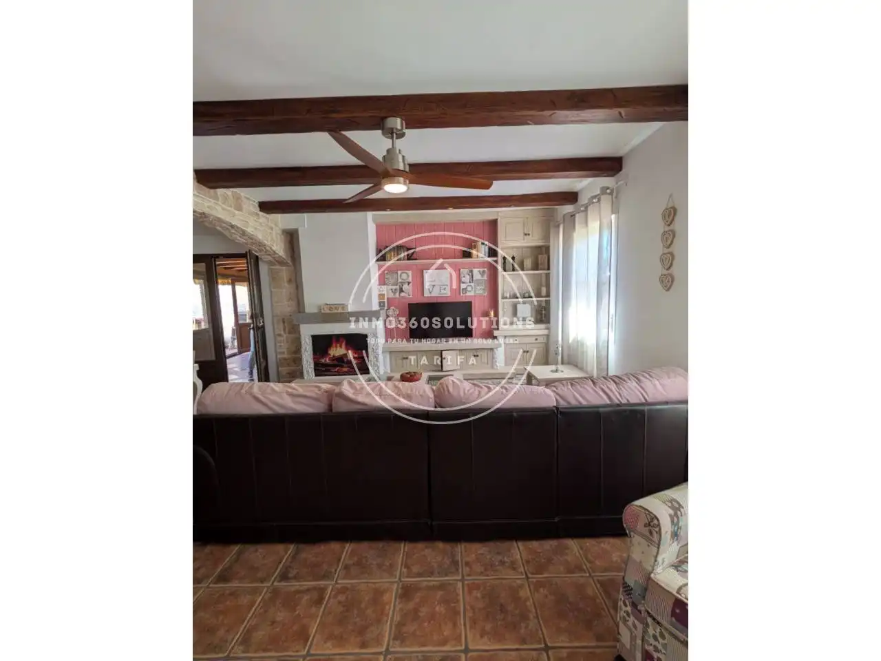 Sala de estar de Casa o chalet de alquiler en Tarifa con Terraza, Piscina y Amueblado