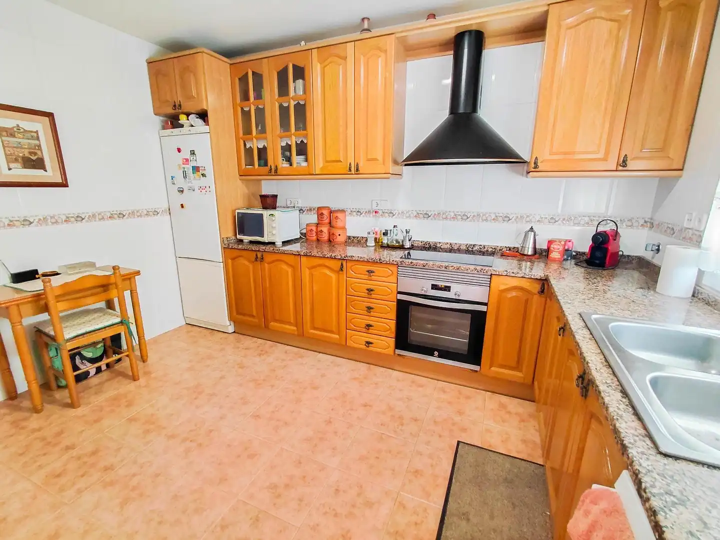 Cuina de Casa adosada en venda en Cunit amb Aire condicionat, Calefacció i Terrassa