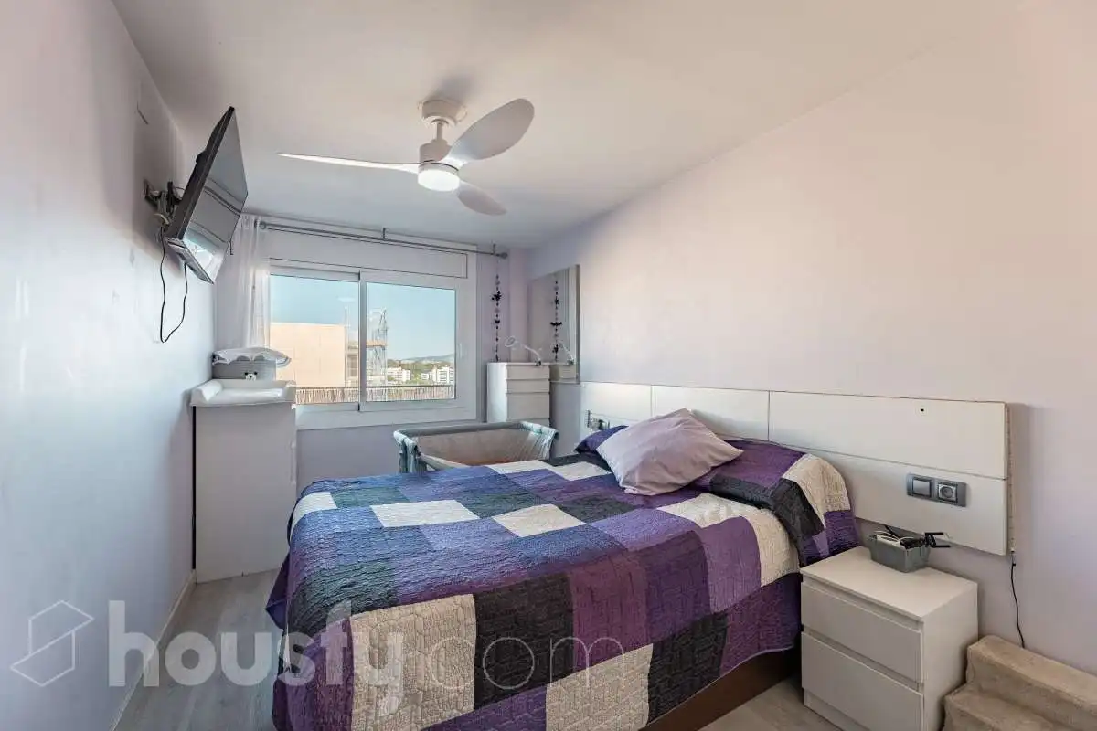 Schlafzimmer von Wohnung zum Verkauf in Rubí mit Klimaanlage, Heizung und Parkett