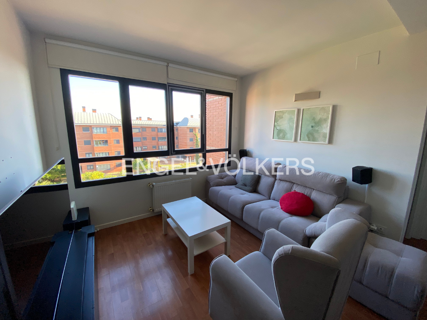 Sala d'estar de Apartament de lloguer en Majadahonda amb Calefacció, Traster i Moblat