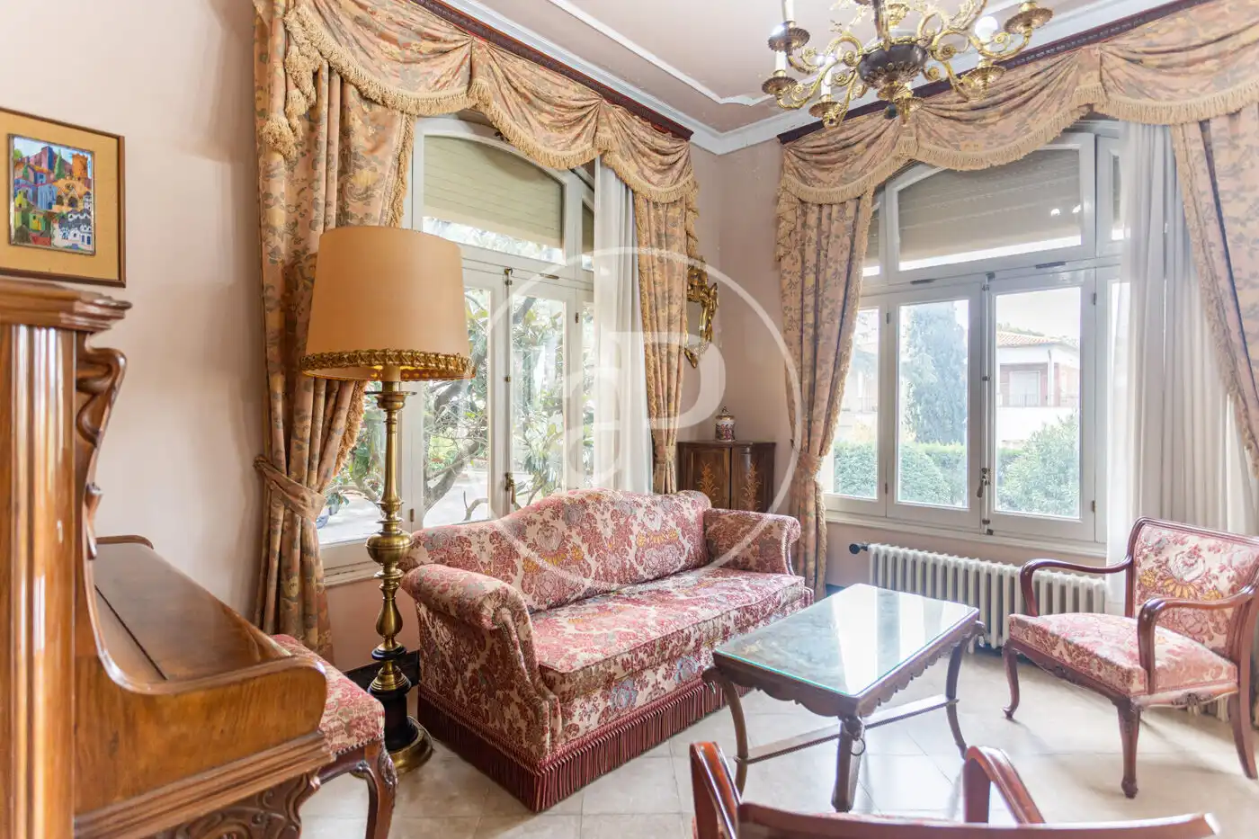 Living room of Houses for sale in Terrassa  with Heating, Private garden and Terrace