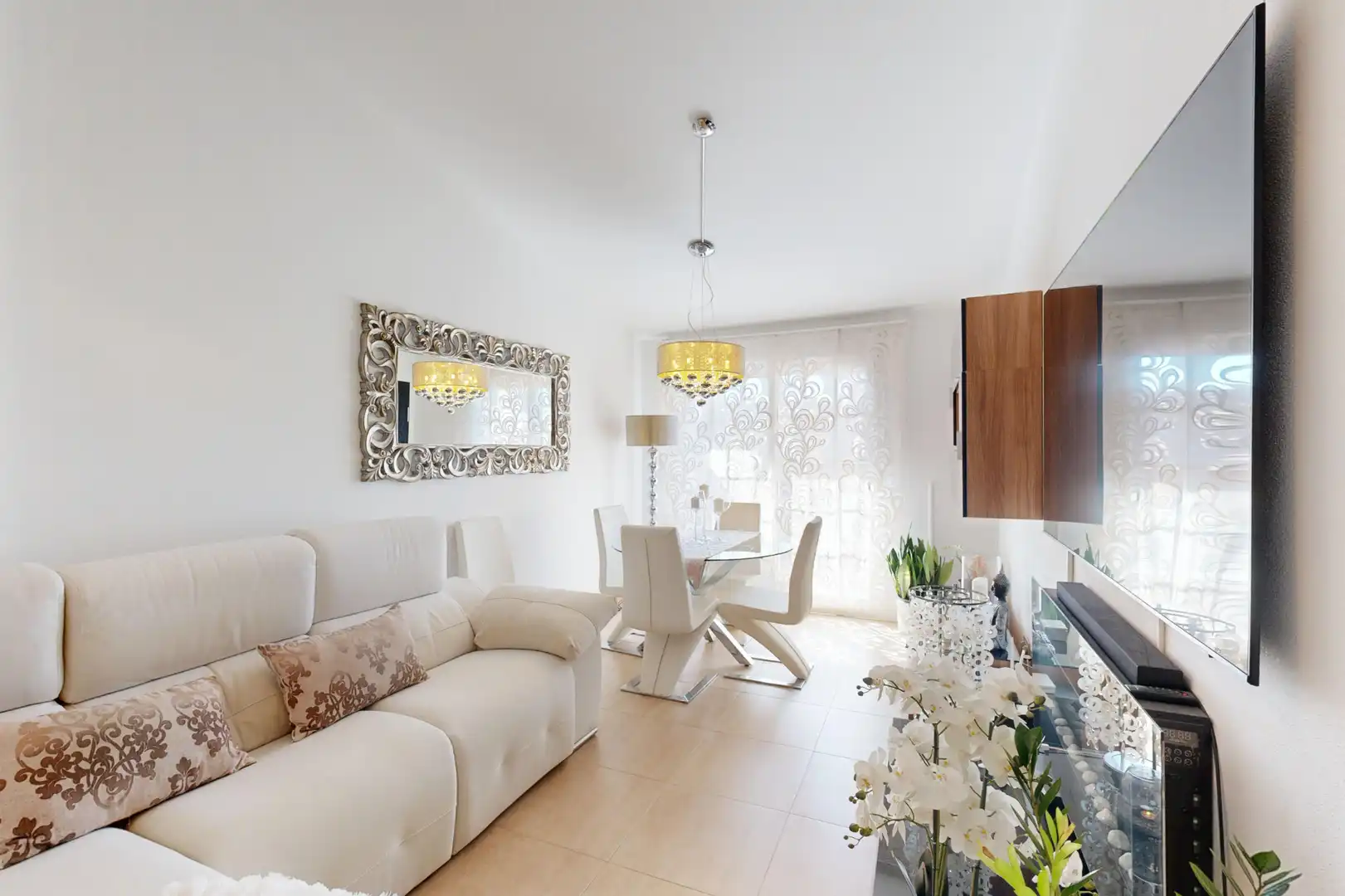 Sala d'estar de Àtic en venda en Murcia amb Aire condicionat, Terrassa i Traster