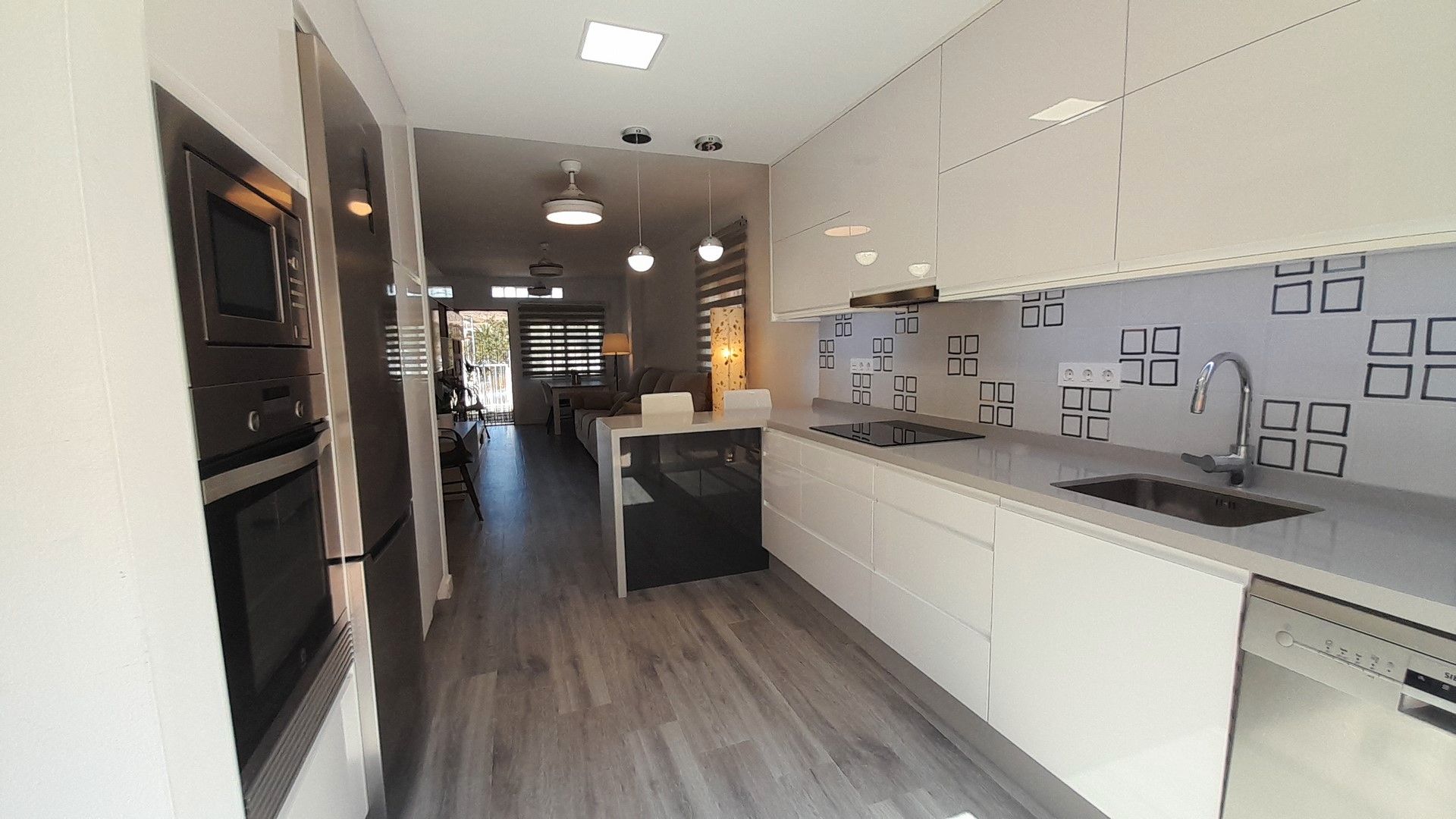 Kitchen of House or chalet for sale in Mazarrón  with Private garden, Swimming Pool and Furnished