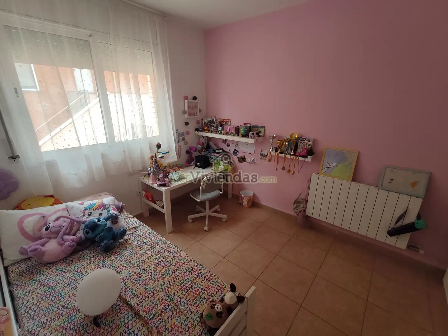Dormitori de Casa adosada en venda en Castellar del Vallès amb Calefacció, Jardí privat i Terrassa