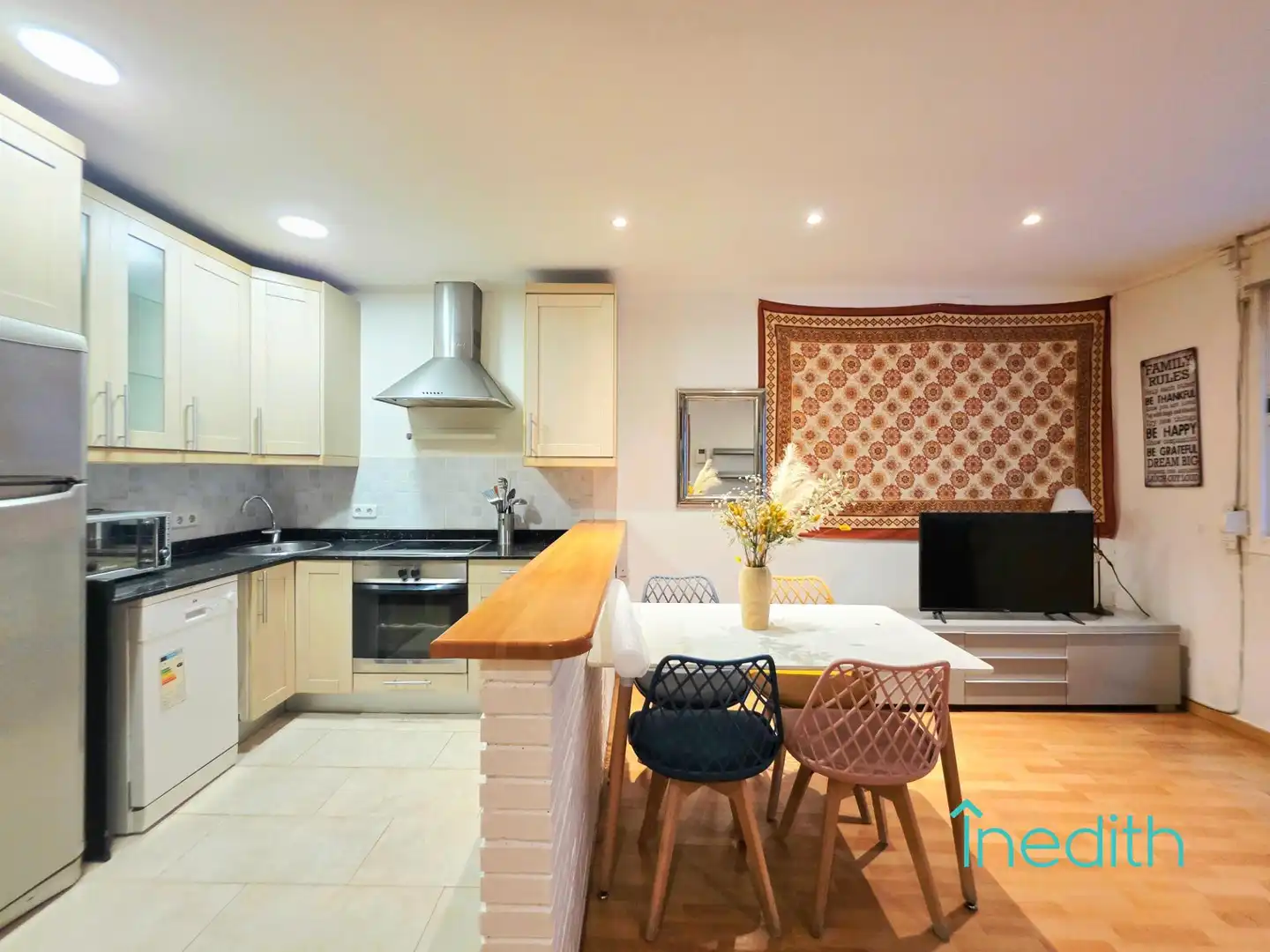 Cocina de Piso en venta en  Barcelona Capital con Aire acondicionado, Calefacción y Amueblado