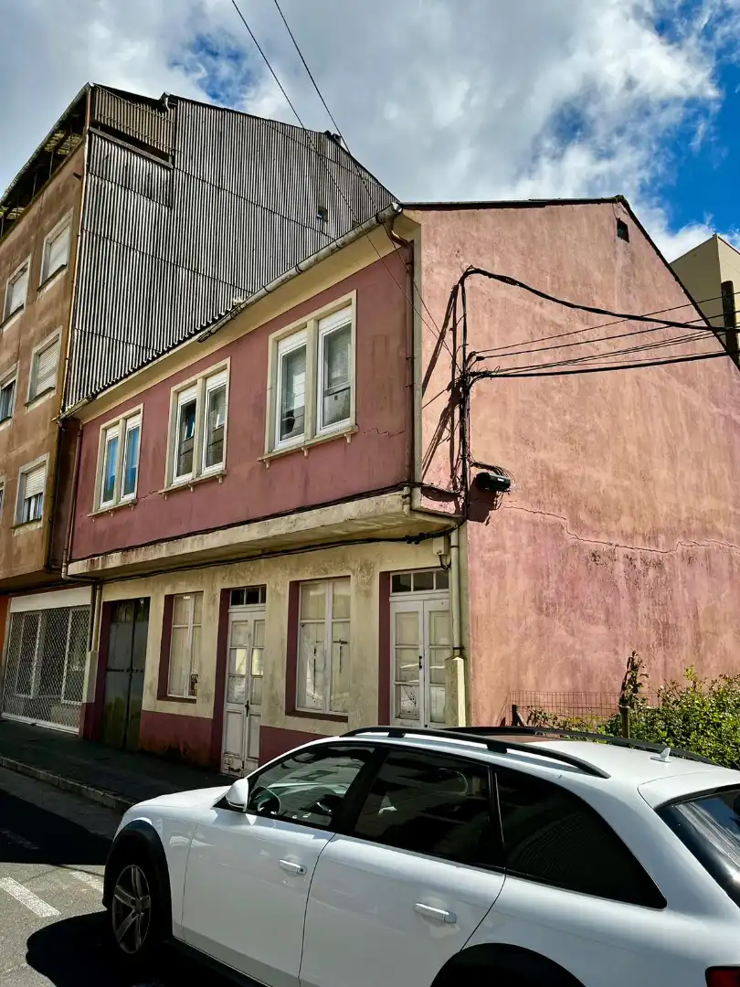 Vista exterior de Casa adosada en venta en Curtis con Terraza y Trastero