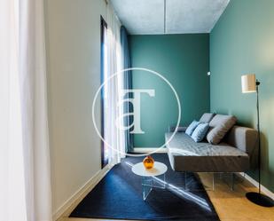 Living room of Study to rent in  Barcelona Capital  with Air Conditioner, Heating and Furnished