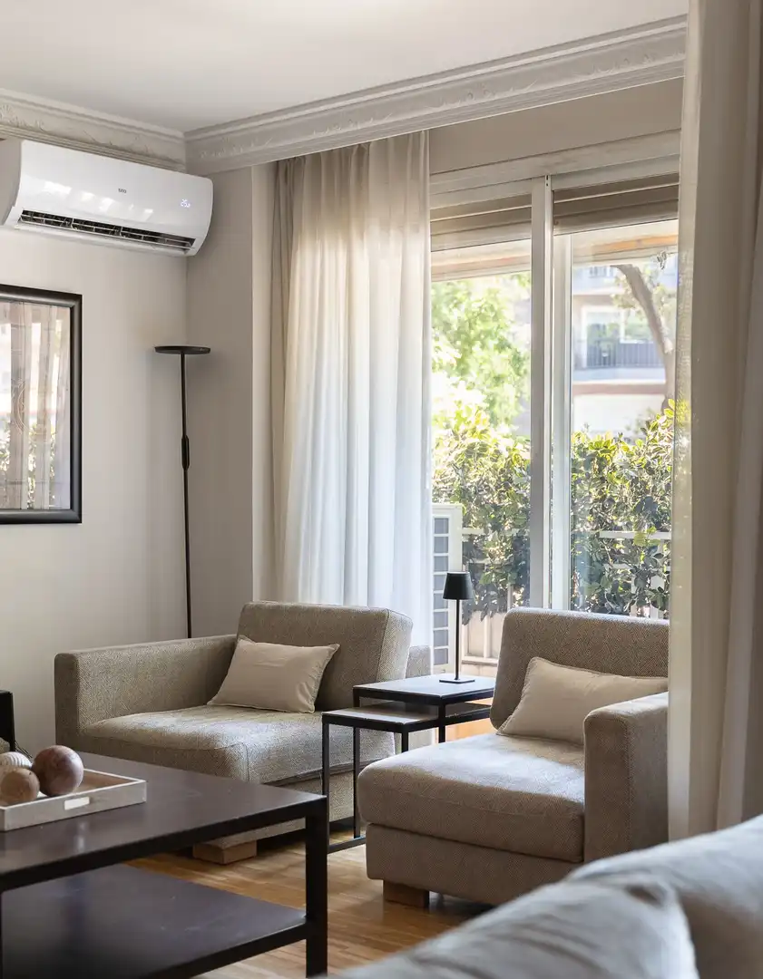Living room of Flat for sale in Barcelona  with Air Conditioner and Terrace