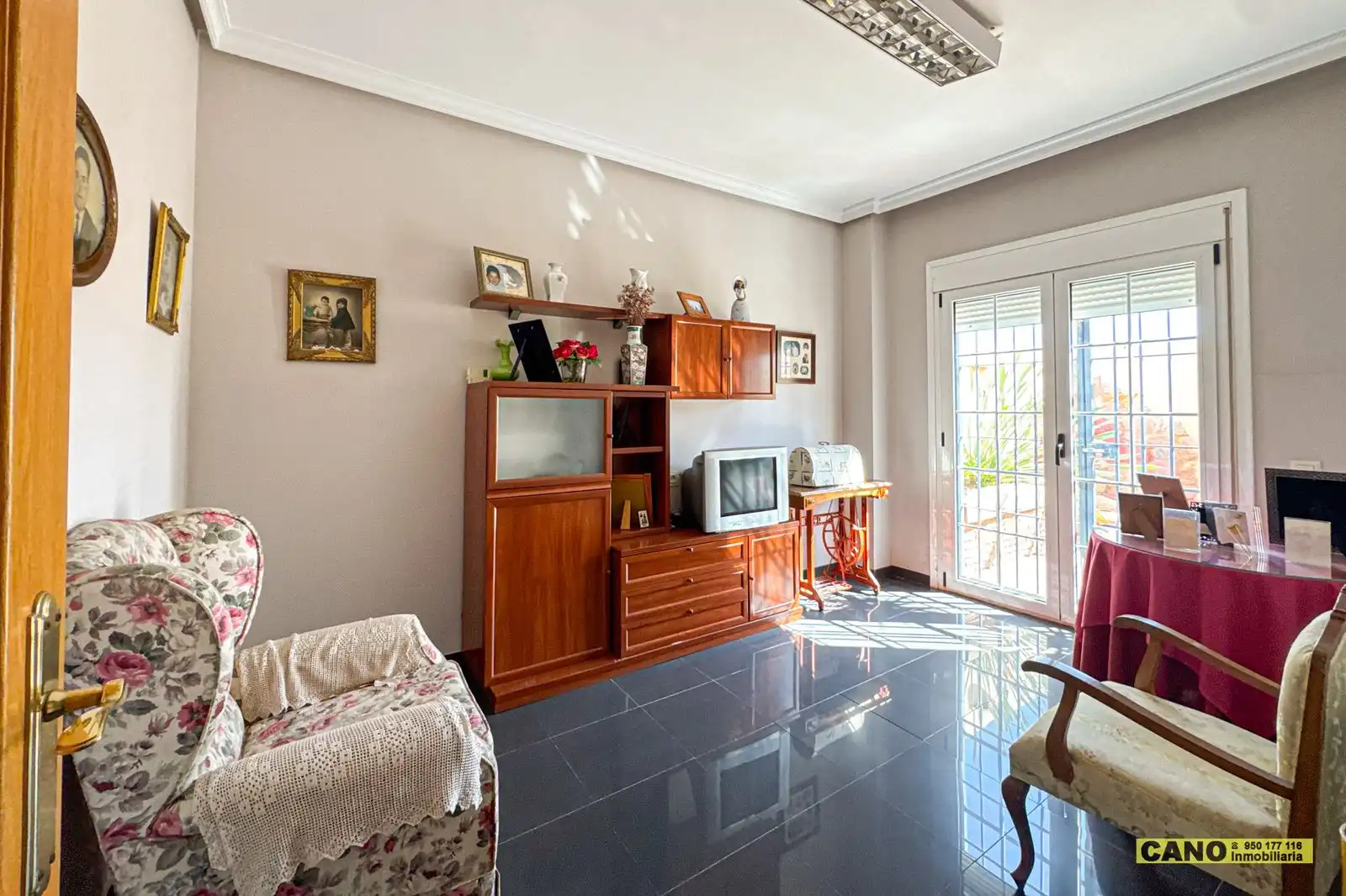 Living room of Houses for sale in Roquetas de Mar  with Air Conditioner, Heating and Terrace