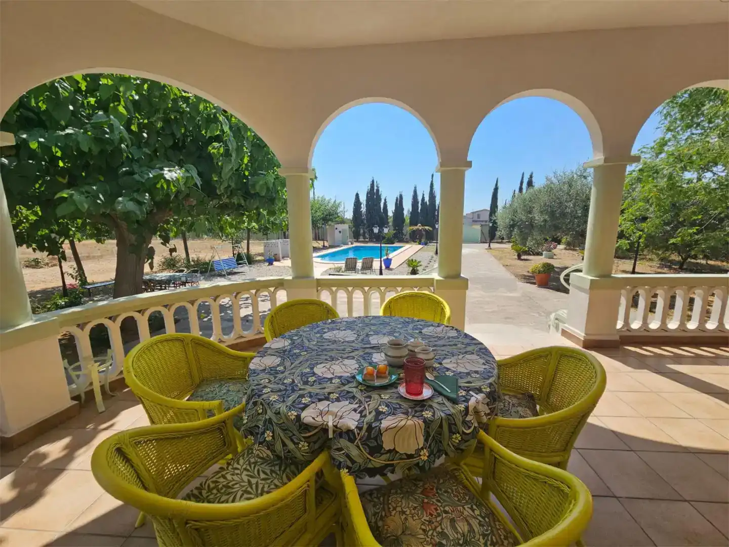 Terrassa de Casa o xalet de lloguer en Vila-real amb Jardí privat, Traster i Piscina