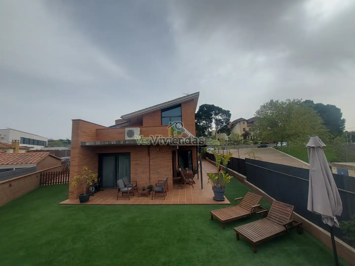 Vista exterior de Casa o xalet en venda en Piera amb Aire condicionat, Calefacció i Jardí privat