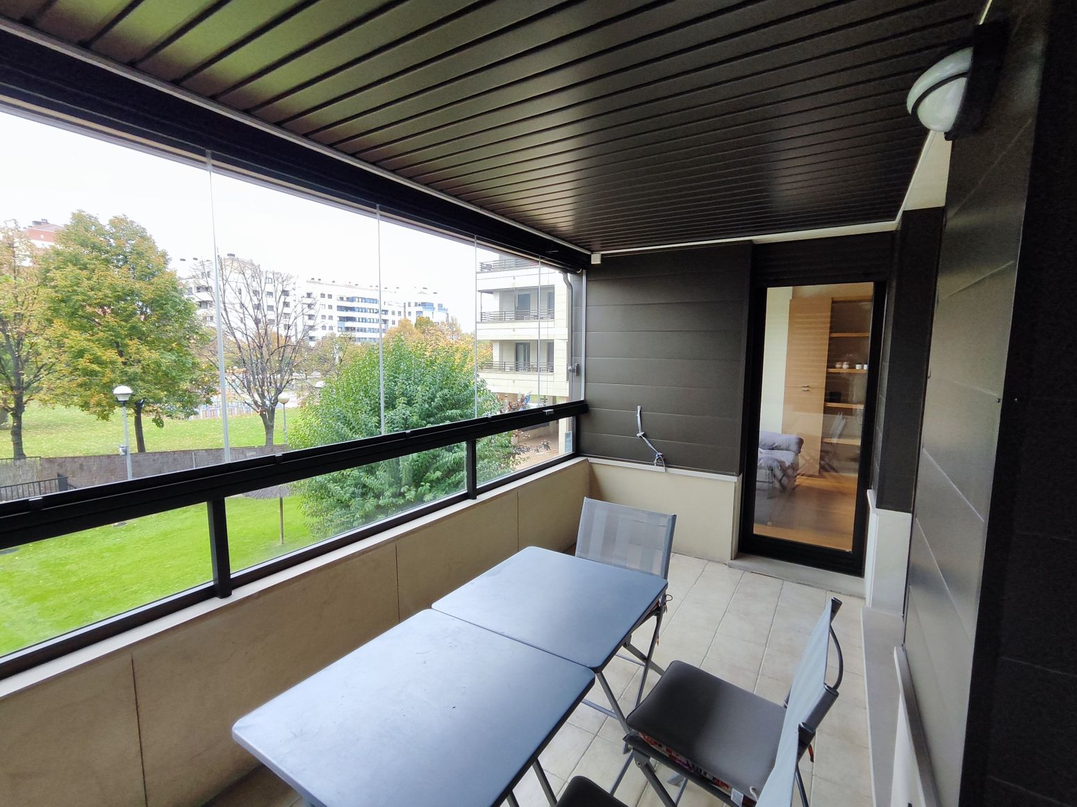 Terrace of Flat for sale in  Logroño  with Air Conditioner, Heating and Private garden