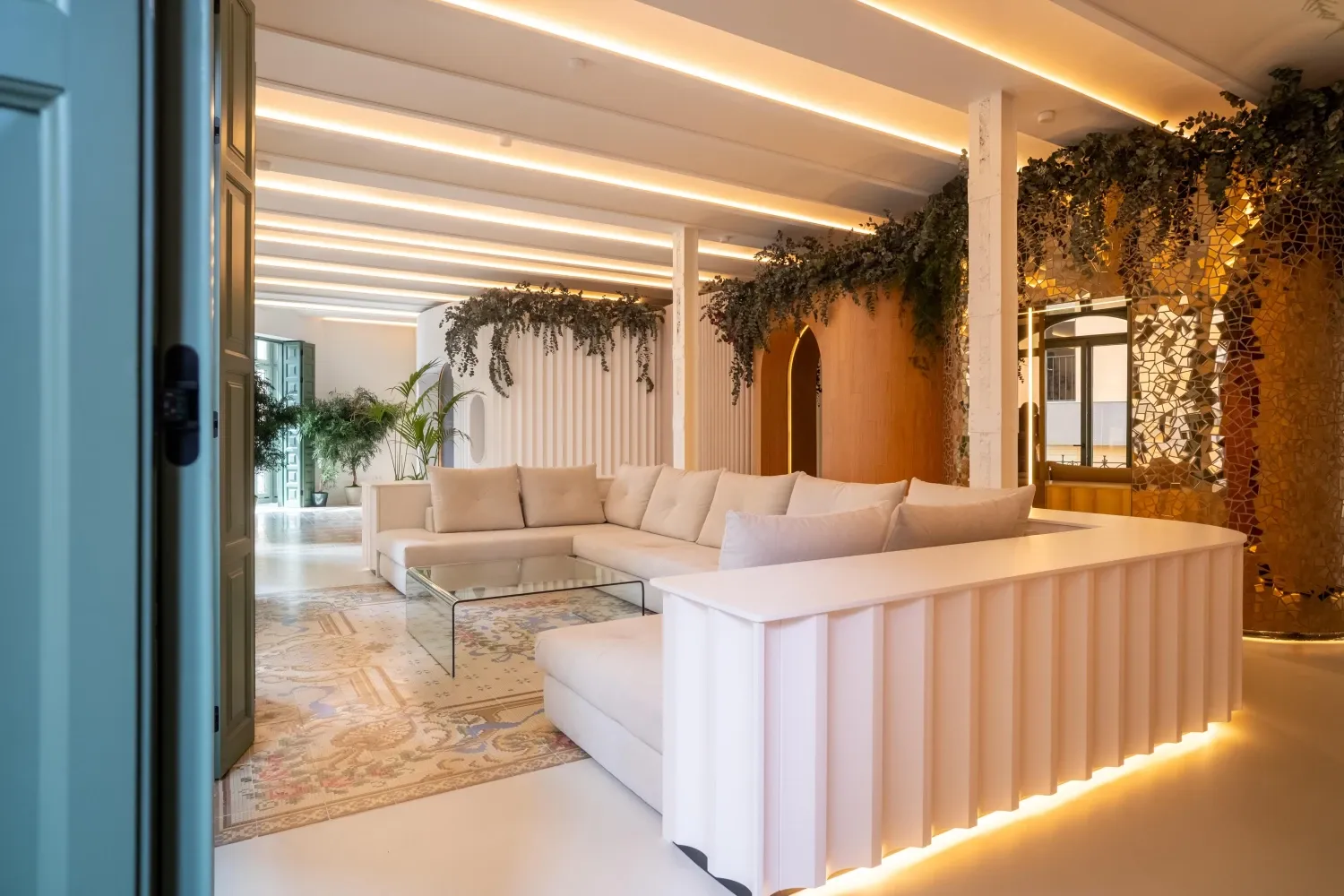 Living room of Flat for sale in  Murcia Capital  with Air Conditioner, Heating and Furnished