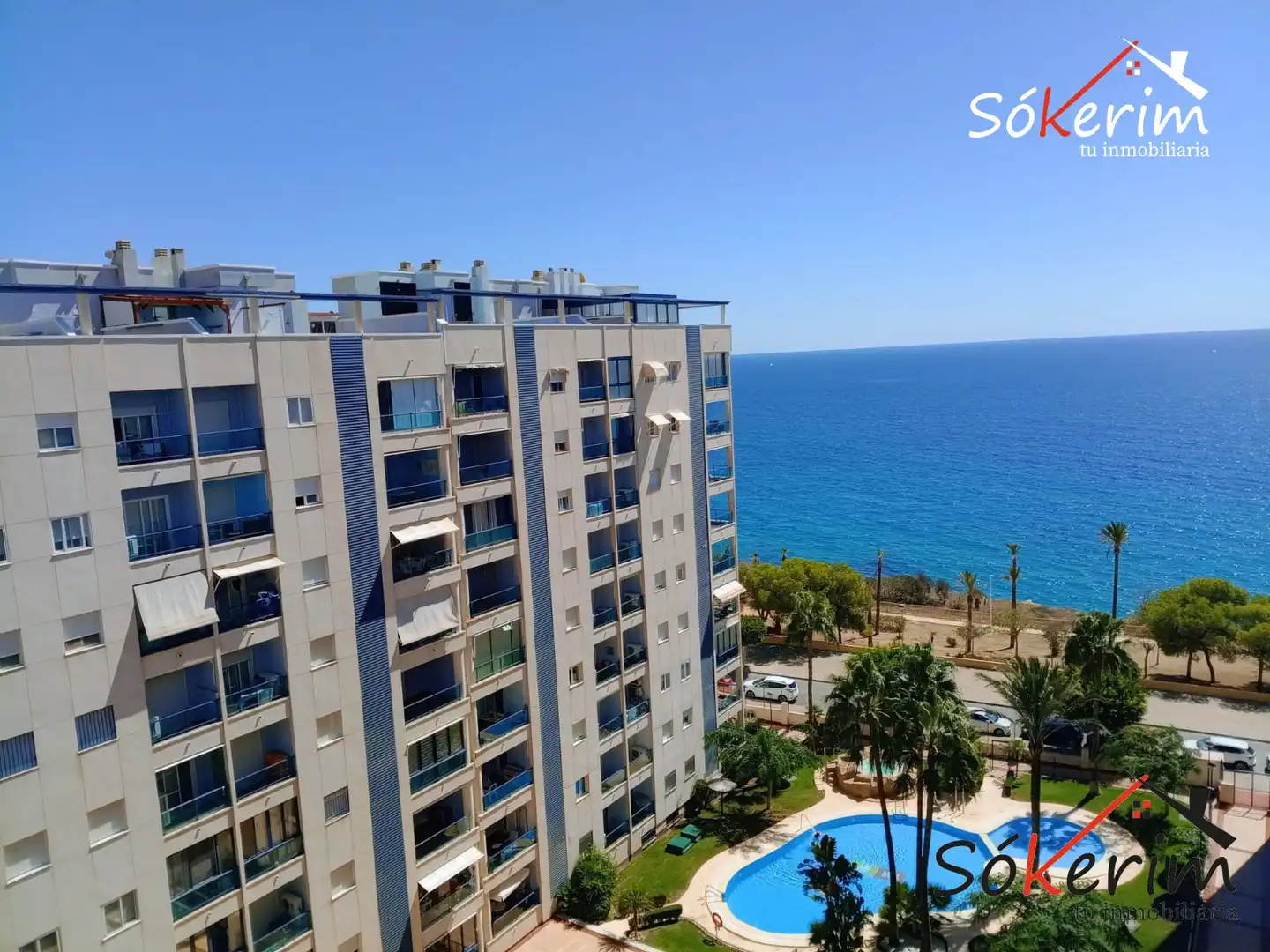 Vista exterior de Piso en venta en Villajoyosa / La Vila Joiosa con Aire acondicionado, Calefacción y Jardín privado