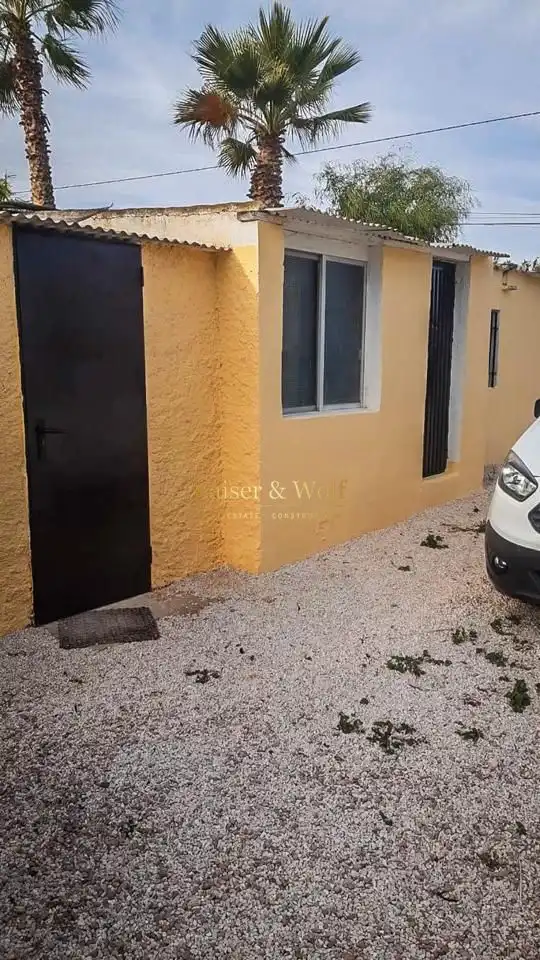 Vista exterior de Finca rústica en venda en Albatera amb Aire condicionat, Jardí privat i Piscina