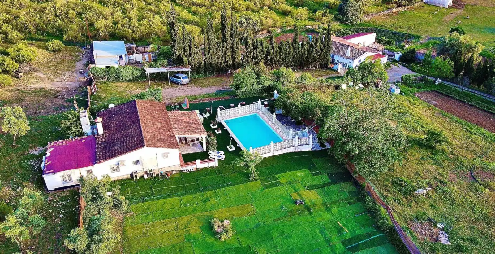 Jardín de Casa o chalet en venta en Aroche con Aire acondicionado, Jardín privado y Terraza