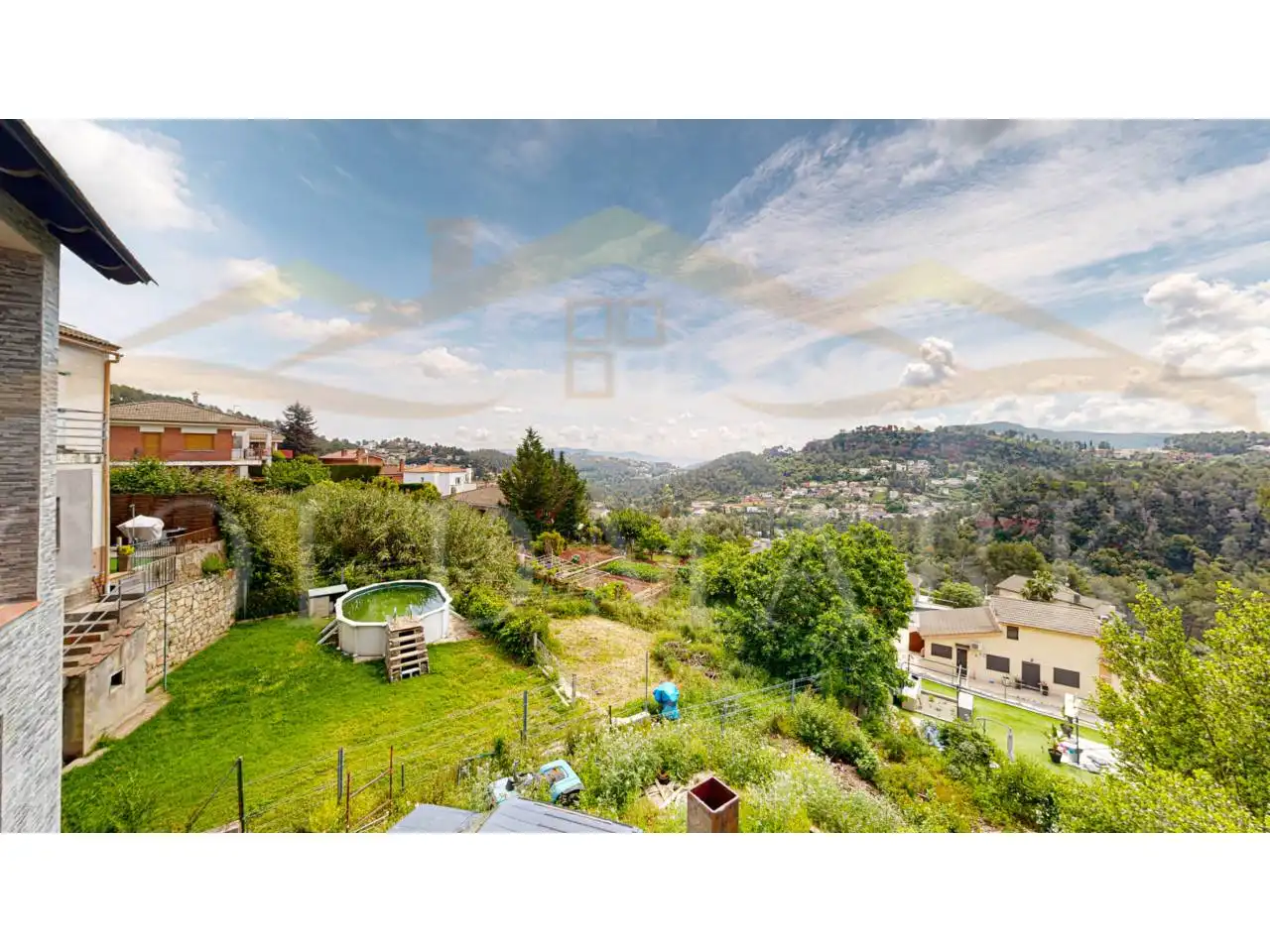 Exterior view of Houses for sale in Corbera de Llobregat  with Private garden, Terrace and Swimming Pool