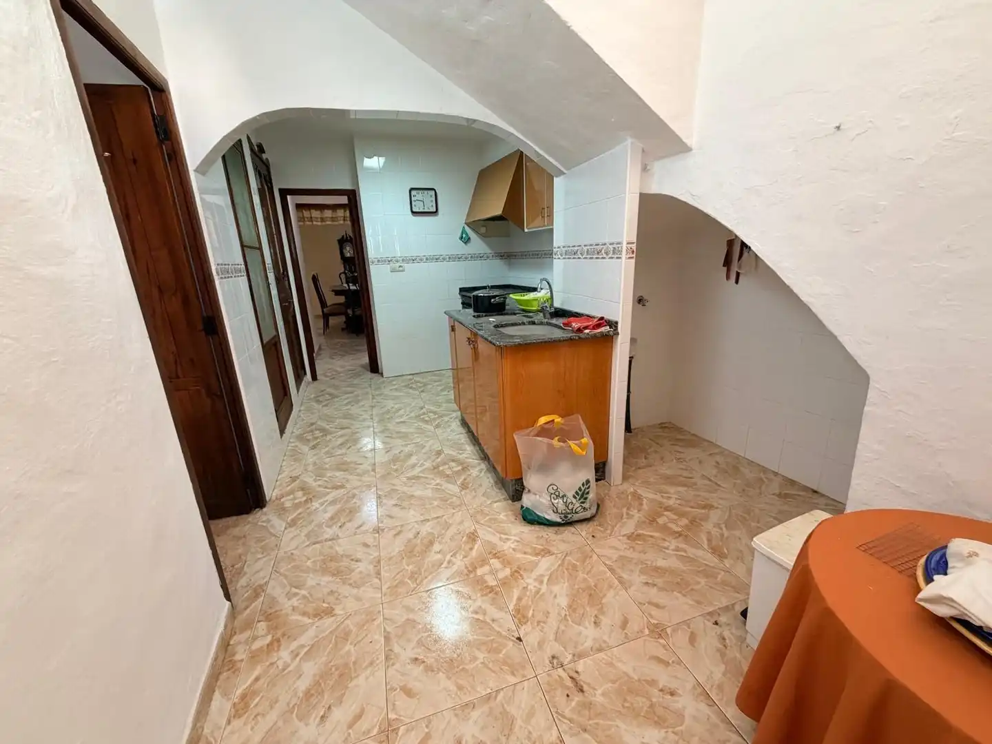 Cocina de Piso en venta en Albaida con Terraza, Trastero y Amueblado