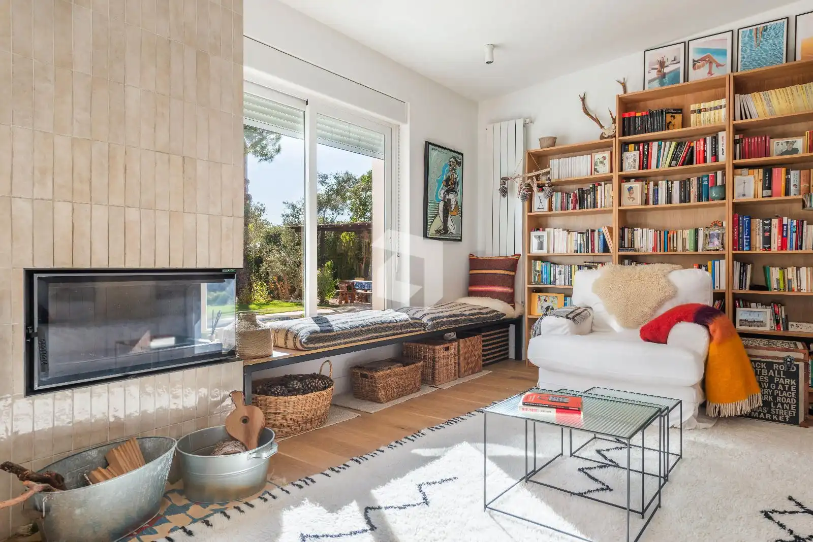 Wohnzimmer von Haus oder Chalet zum Verkauf in Pozuelo de Alarcón mit Klimaanlage, Heizung und Terrasse