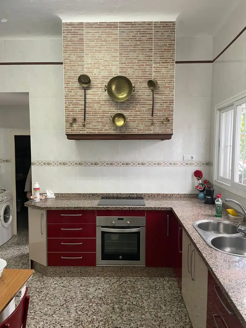 Cocina de Casa o chalet en venta en Alcaudete con Jardín privado