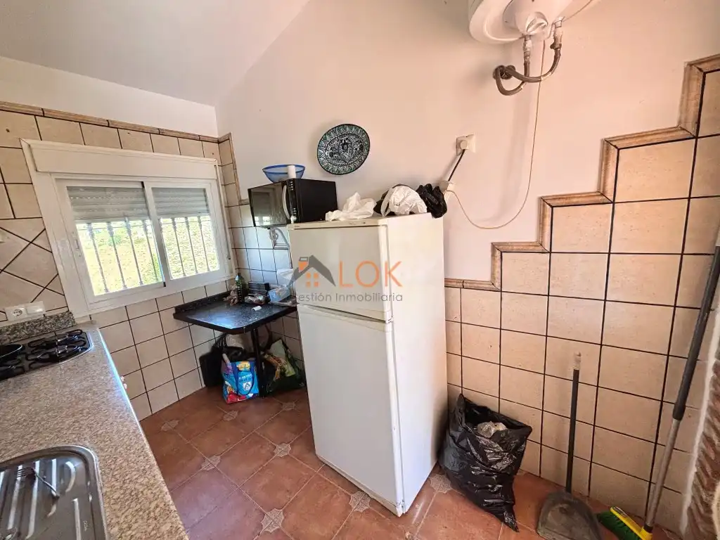 Kitchen of Houses for sale in El Borge  with Terrace and Swimming Pool