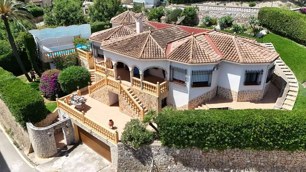 Exterior view of Houses for sale in Dénia  with Air Conditioner, Private garden and Terrace
