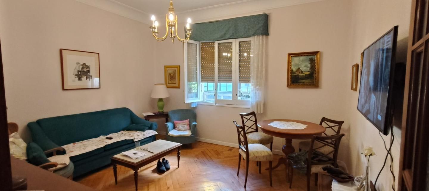 Living room of Flat for sale in  Madrid Capital  with Heating