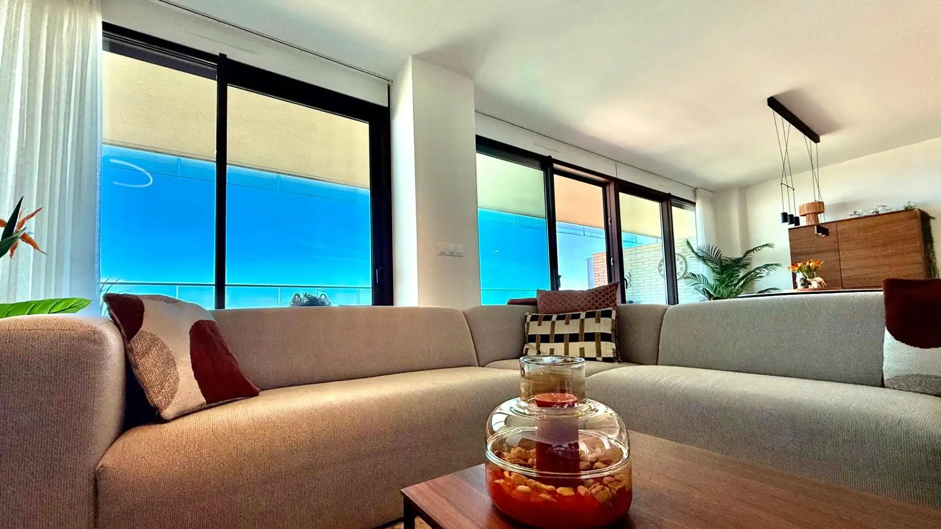 Living room of Flat for sale in Cartagena  with Air Conditioner, Heating and Private garden