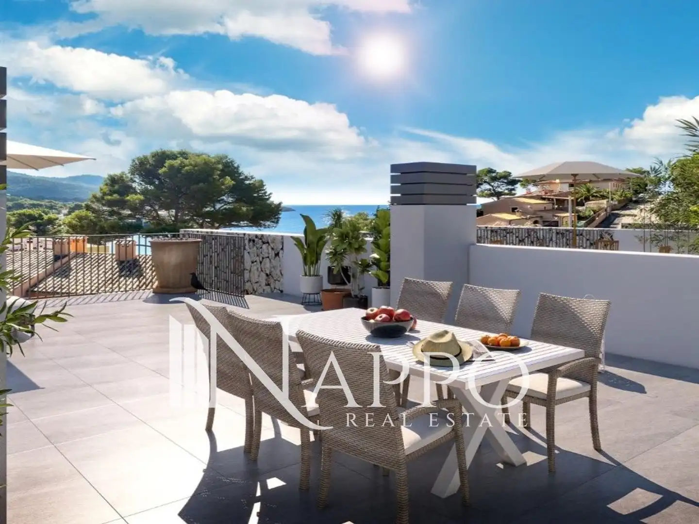 Terrace of Flat for sale in Andratx  with Air Conditioner, Heating and Terrace