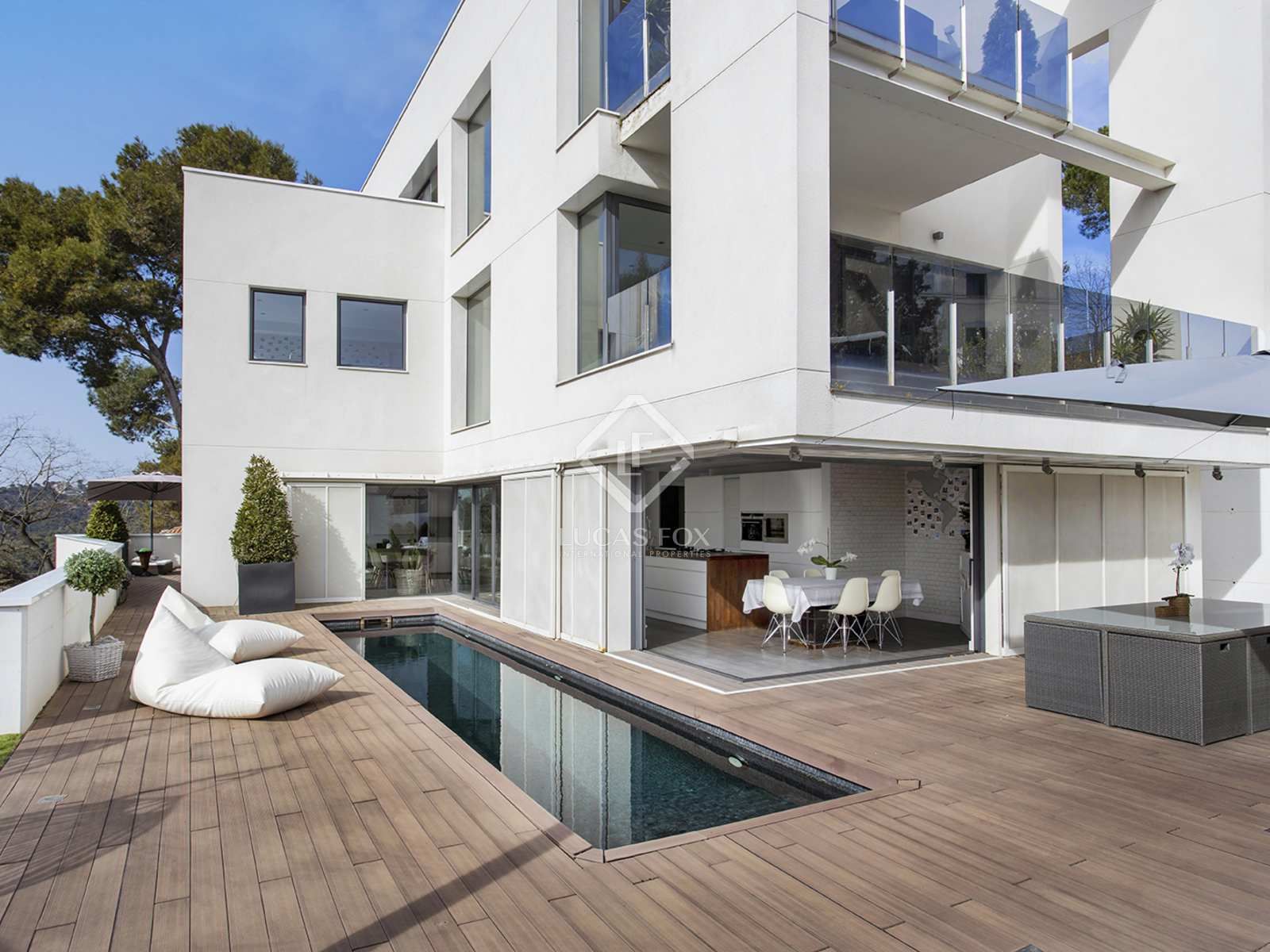 Terrassa de Casa o xalet de lloguer en  Barcelona Capital amb Aire condicionat, Calefacció i Jardí privat