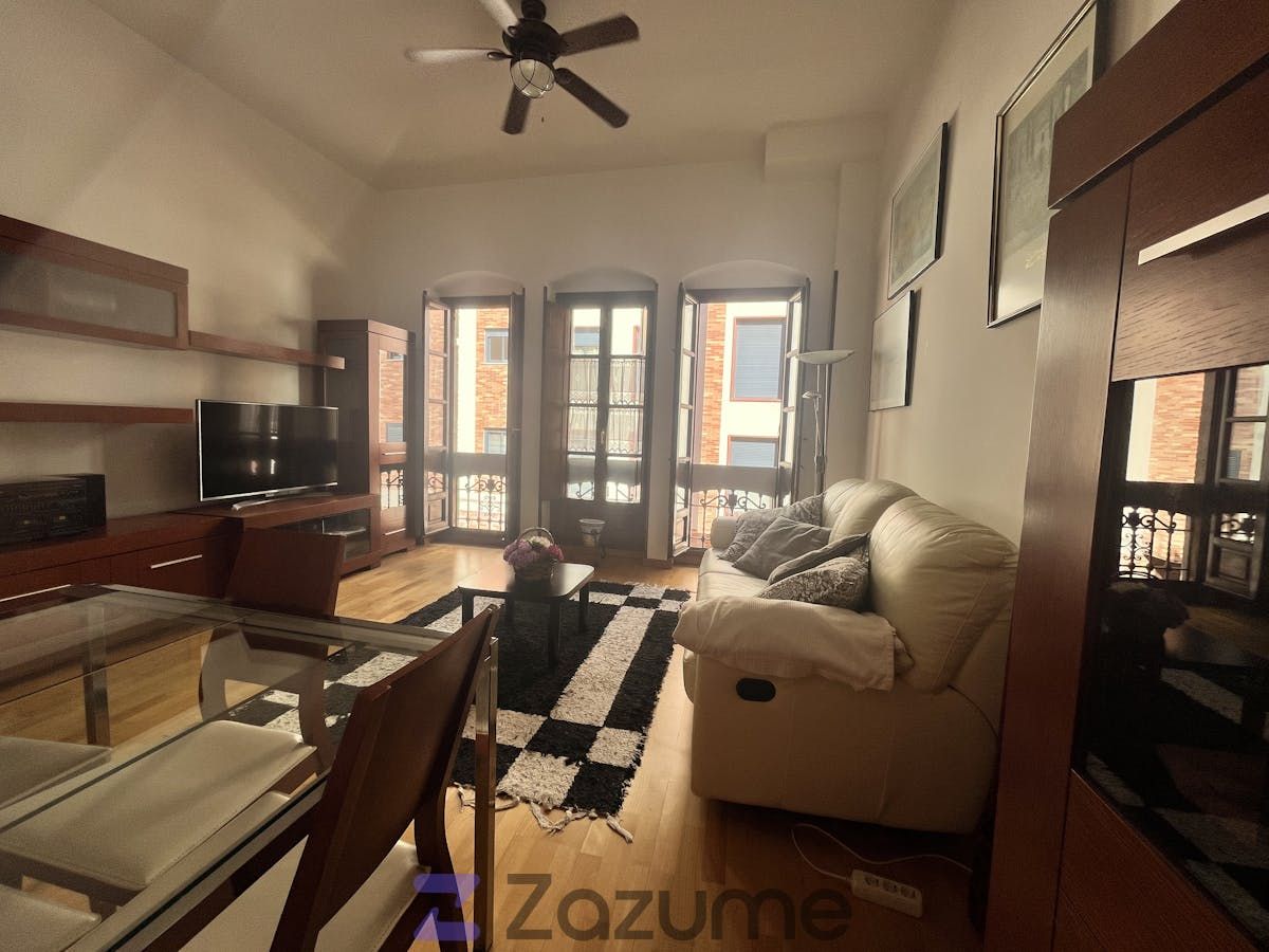 Living room of Duplex to rent in  Sevilla Capital  with Air Conditioner, Heating and Private garden