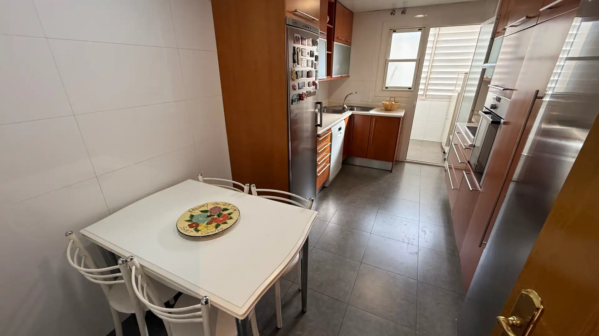 Kitchen of Flat for sale in Barcelona  with Air Conditioner, Heating and Parquet flooring