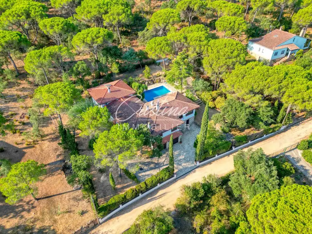 Vista exterior de Casa o xalet en venda en Santa Cristina d'Aro amb Calefacció i Piscina