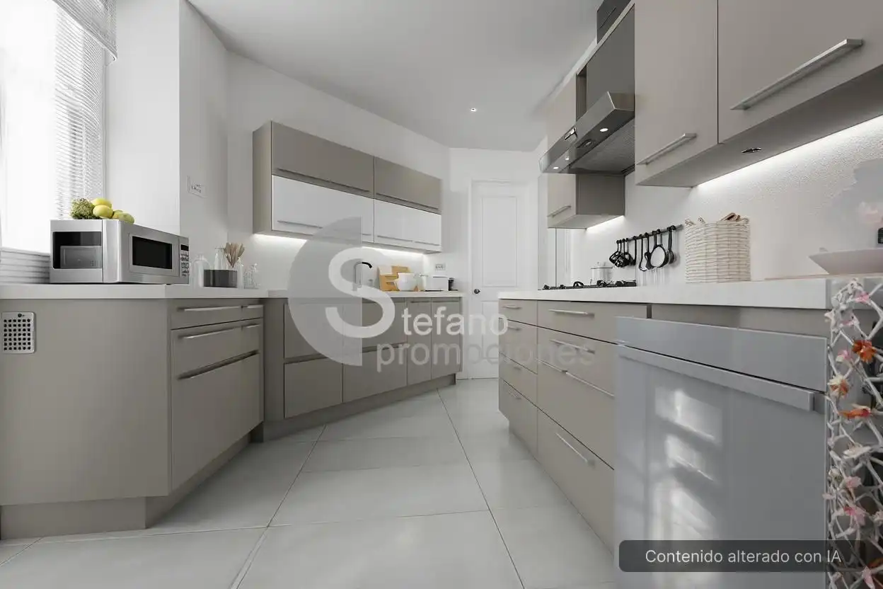 Cocina de Dúplex en venta en Málaga con Aire acondicionado y Parquet