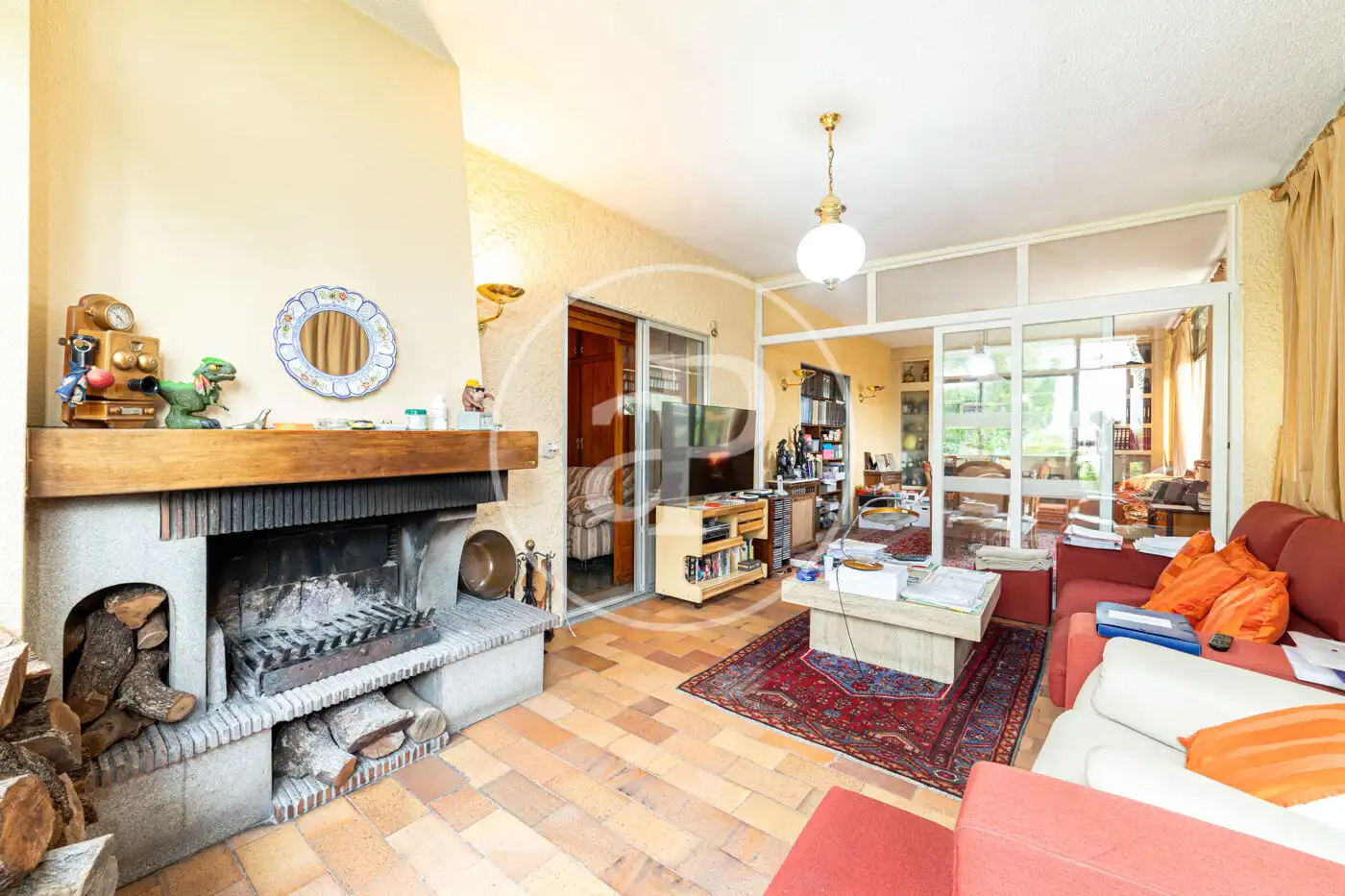 Sala de estar de Casa o chalet en venta en Algete con Aire acondicionado, Calefacción y Jardín privado