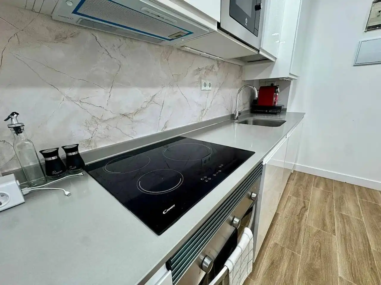 Kitchen of Study for sale in Sant Feliu de Llobregat  with Air Conditioner, Heating and Parquet flooring