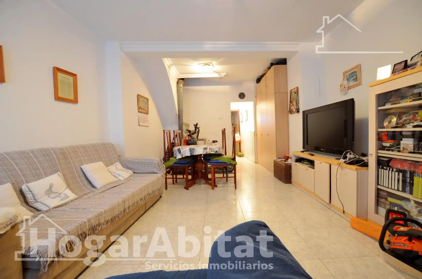 Wohnzimmer von Haus oder Chalet zum Verkauf in Oliva mit Terrasse, Abstellraum und Möbliert