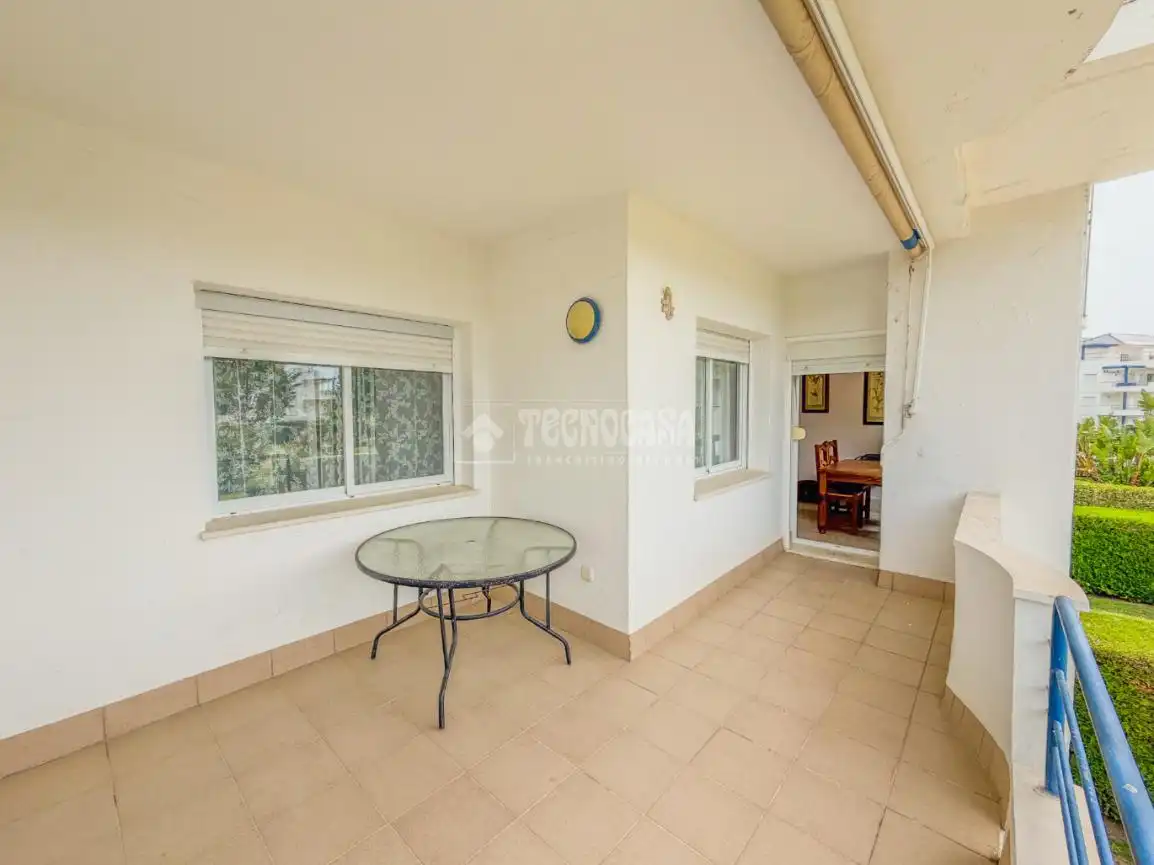 Terrasse von Wohnung zum Verkauf in Rota mit Klimaanlage, Terrasse und Abstellraum