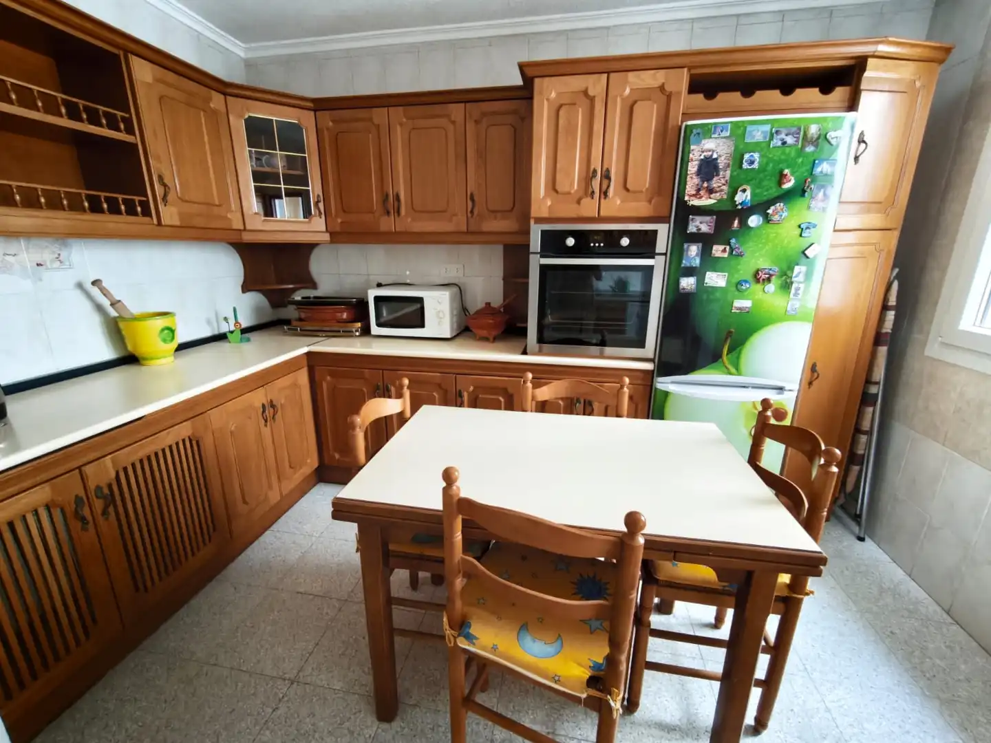 Kitchen of Flat for rent in Albacete  with Heating, Furnished and Balcony