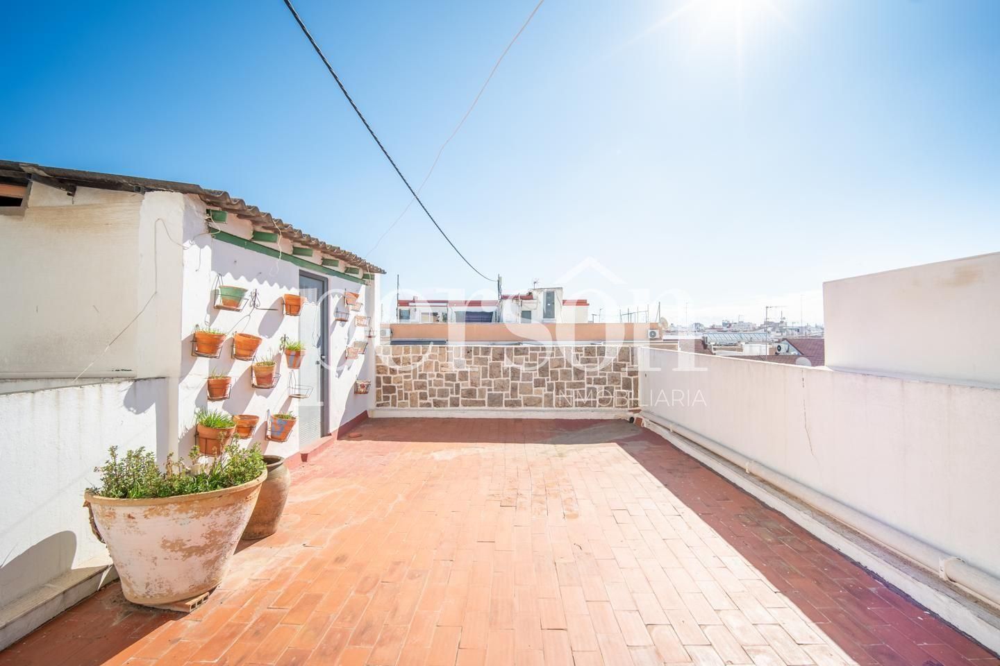 Terrace of Attic for sale in  Valencia Capital  with Air Conditioner, Terrace and Balcony
