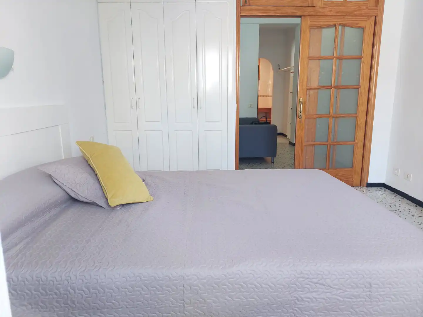 Bedroom of Apartments for rent in Las Palmas de Gran Canaria  with Furnished, Washing machine and Microwave