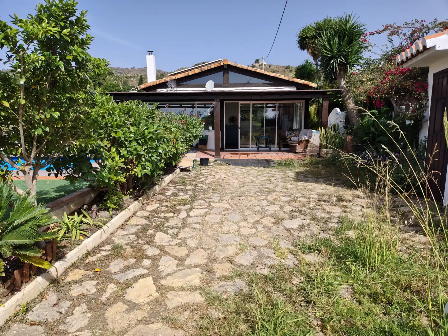 Garten von Country house zur Miete in Salobreña mit Privatgarten, Terrasse und Schwimmbad