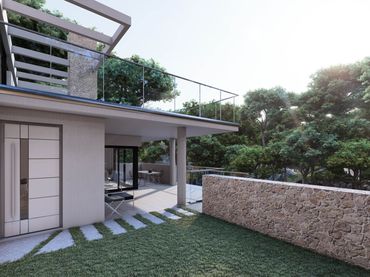 Casa rústica amb balcó en venda a Cala Llombards