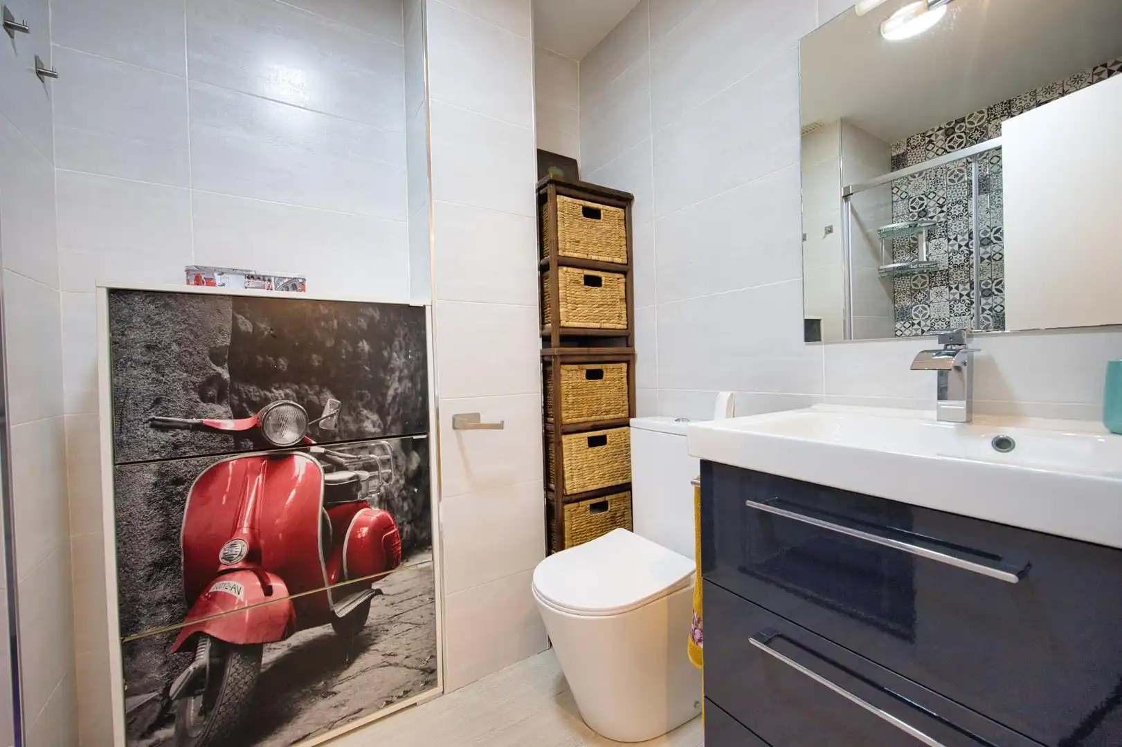 Badezimmer von Wohnungen zur Miete in El Campello mit Klimaanlage, Terrasse und Möbliert
