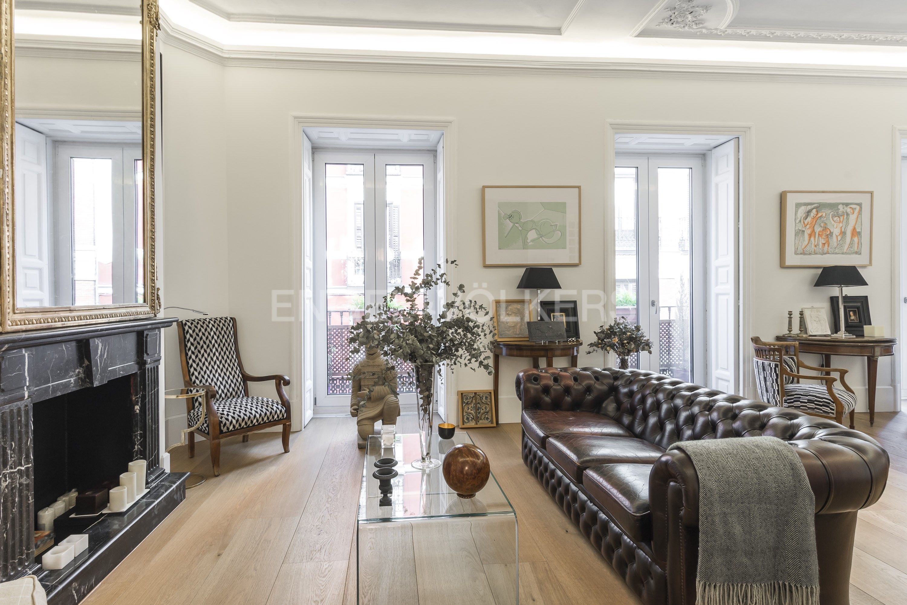 Sala d'estar de Apartament en venda en  Madrid Capital amb Aire condicionat, Calefacció i Traster