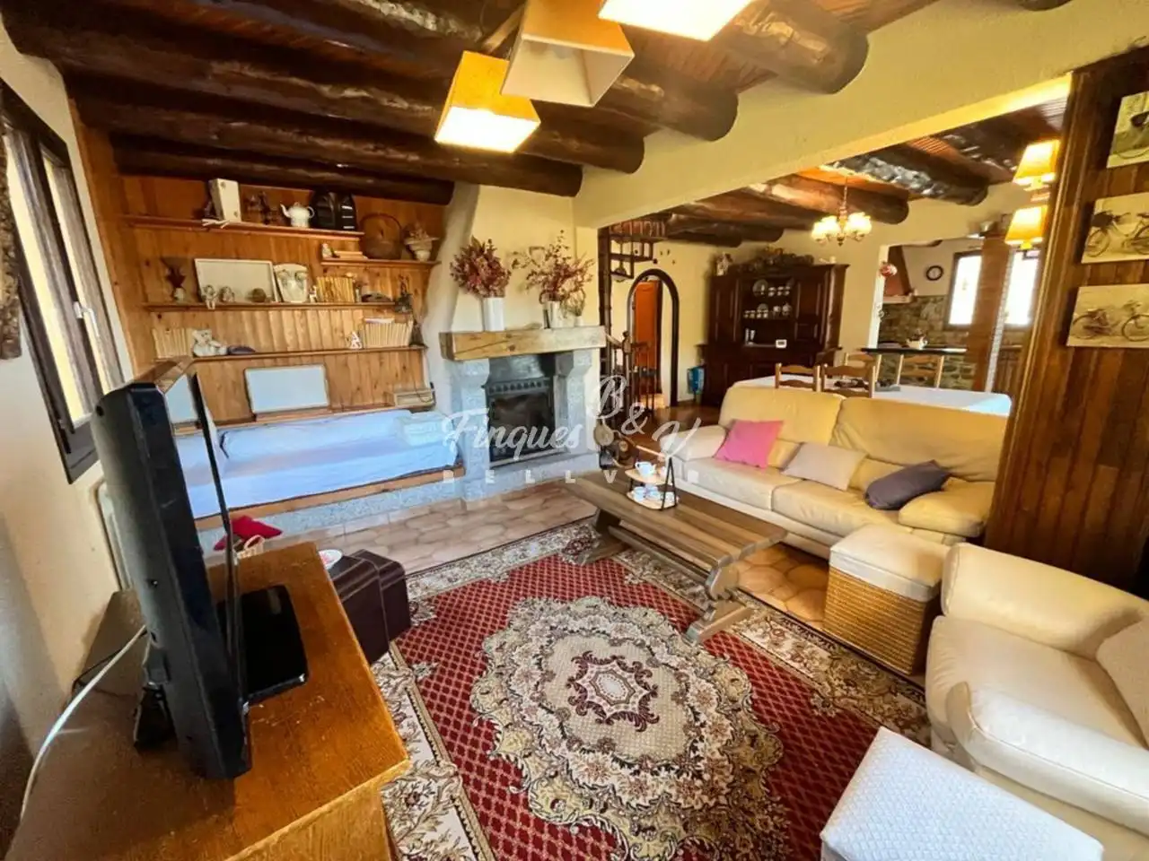 Living room of Houses for rent in Dorres  with Heating, Private garden and Parquet flooring